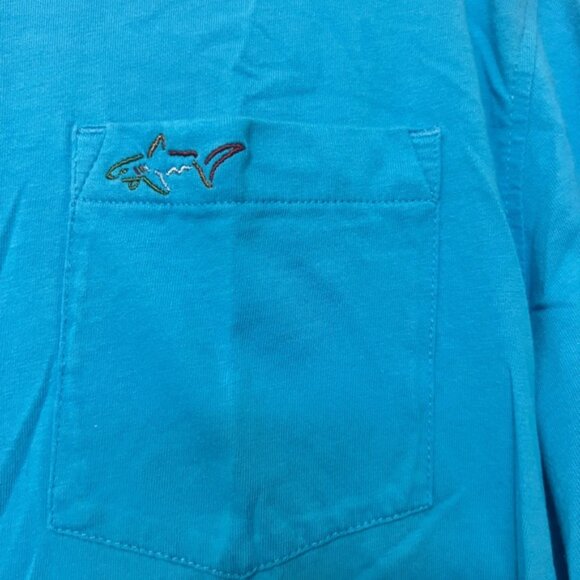 Greg Norman short sleeve pocket tshirt - size XL - turquoise - Picture 3 of 6